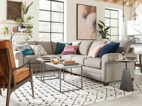 153C Halo Ottoman Ottomans & Poufs Customizable 3