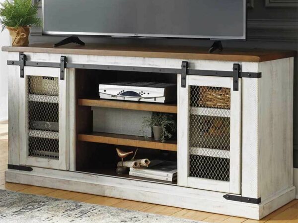 5518-55, Commerce and Market Home Entertainment Entertainment Console 64in Entertainment Stands Black