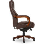 Delano Big & Tall Executive Office Chair, Chestnut Brown with Mahogany Wood Office Chairs Customizable 5