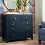 Ventura 5 Drawer Chest Pacific Blue Chests Bassett Furniture 4