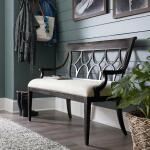 Woodridge Bench Dark Brown Chairs & Benches Bassett Furniture 6