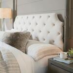 Benchmade Midtown Maple Upholstered Poster Bed w/Canopy - Image 3