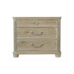 Rustic Patina 3 Drawer Rectangle Nightstand 387229 - Image 2