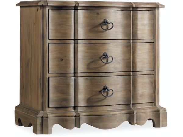 Corsica Three Drawer Nightstand Nightstands Hooker Furniture