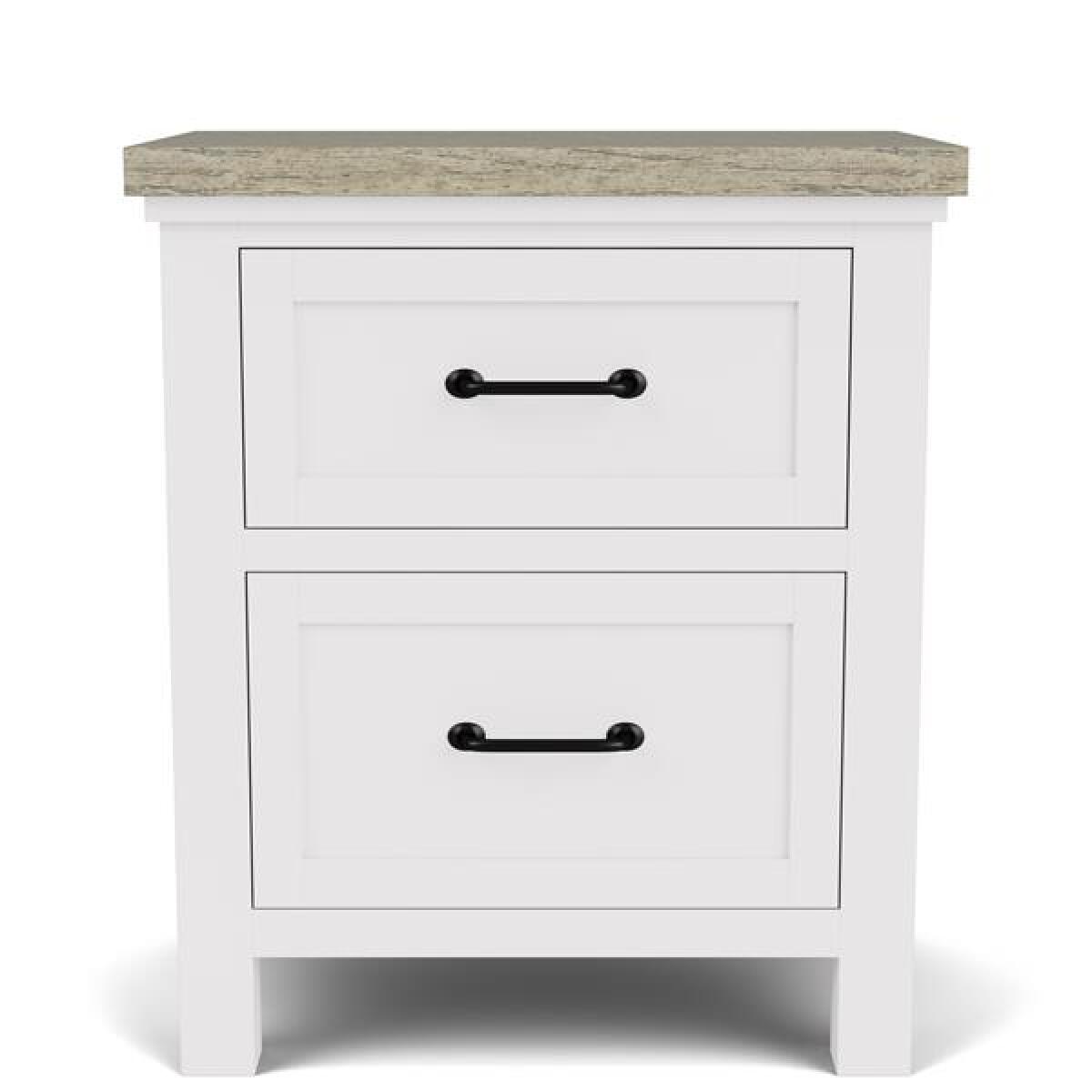 Cora Two Drawer Nightstand Cora Two Drawer Nightstand - Image 1
