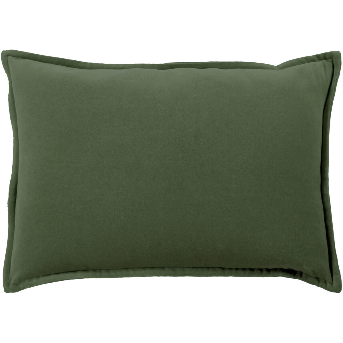 CV008-2020P Cotton Velvet 20 X 20 inch Dark Green Pillow Accent Pillows Surya 2