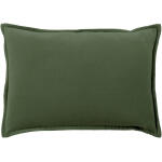 CV008-2020P Cotton Velvet 20 X 20 inch Dark Green Pillow