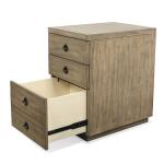 Perspectives Mobile Brown File Cabinet Office Storage Customizable 6