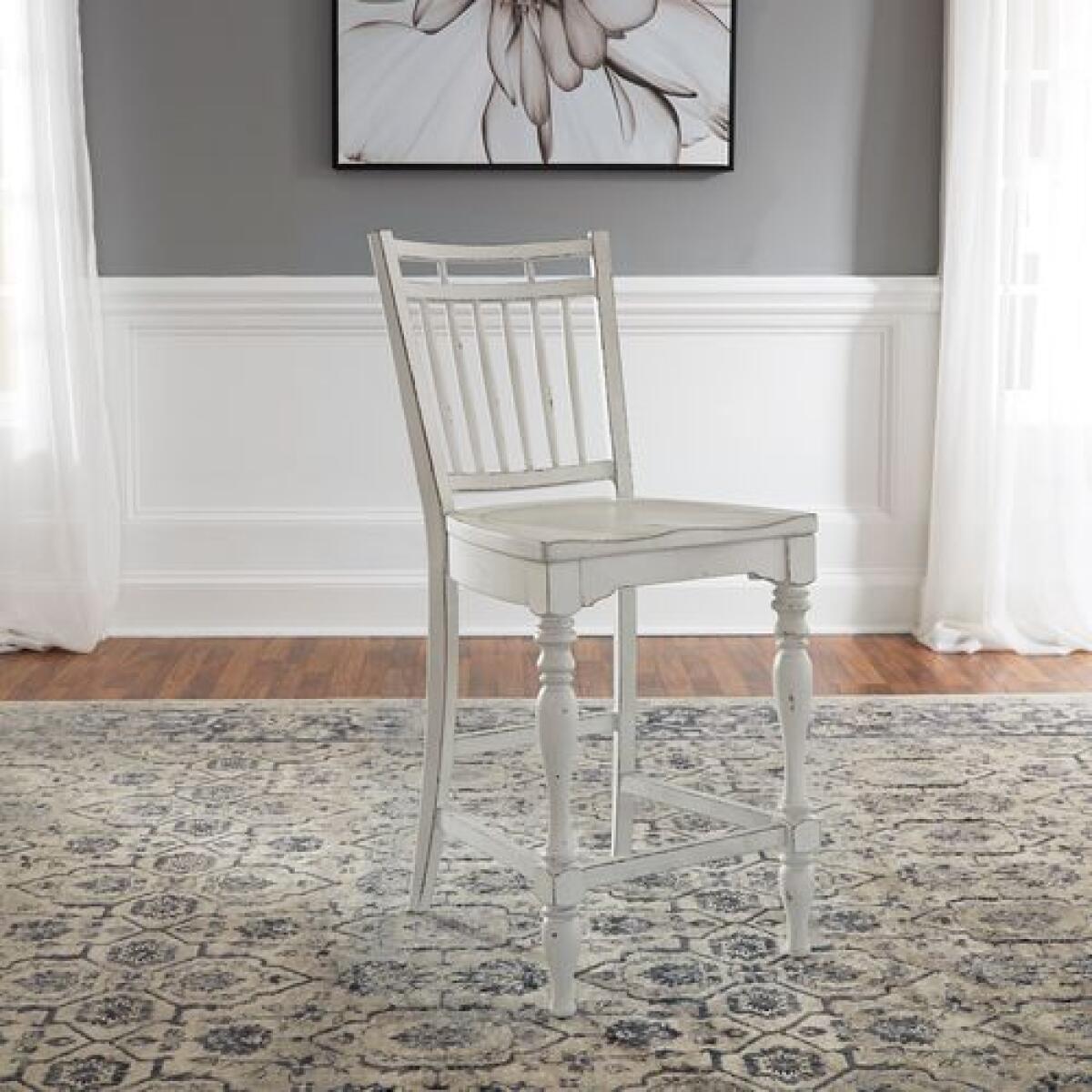 Magnolia Manor Spindle Back Counter Chair Barstools Liberty Furniture 8