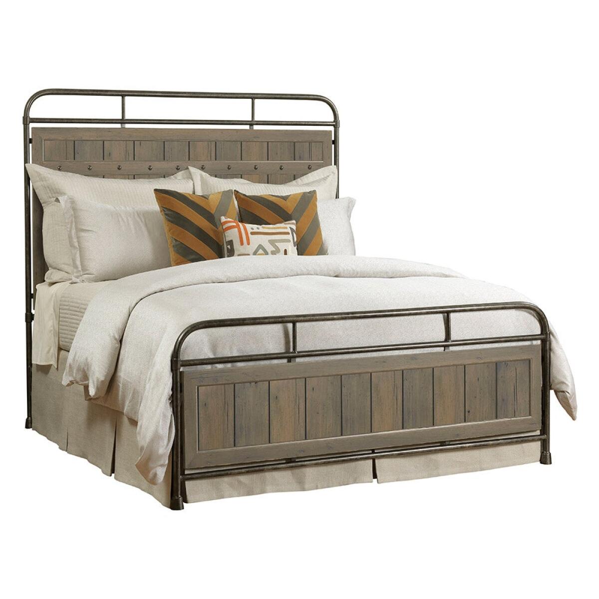Mill House Queen Folsom Metal Bed Beds La-Z-Boy Mill House Queen Folsom Metal Bed Beds La-Z-Boy