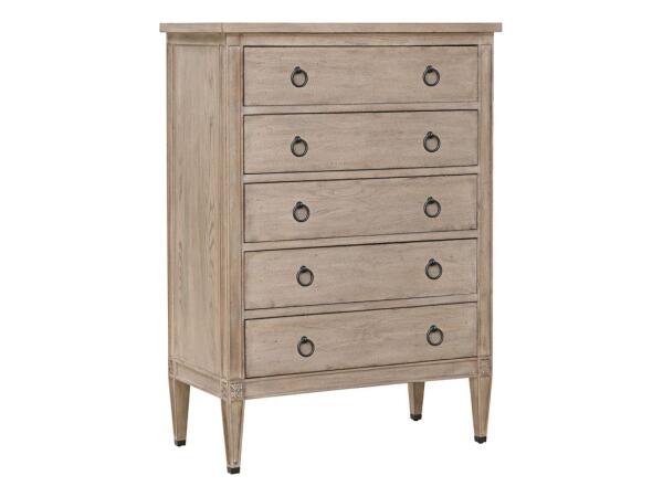 Arabella Mirrored Three-Drawer Nightstand Chests Hooker Furniture 19