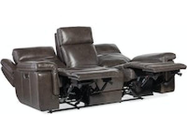 Montel Lay Flat Power Sofa with Power Headrest & Lumbar Sofas Hooker Furniture 8