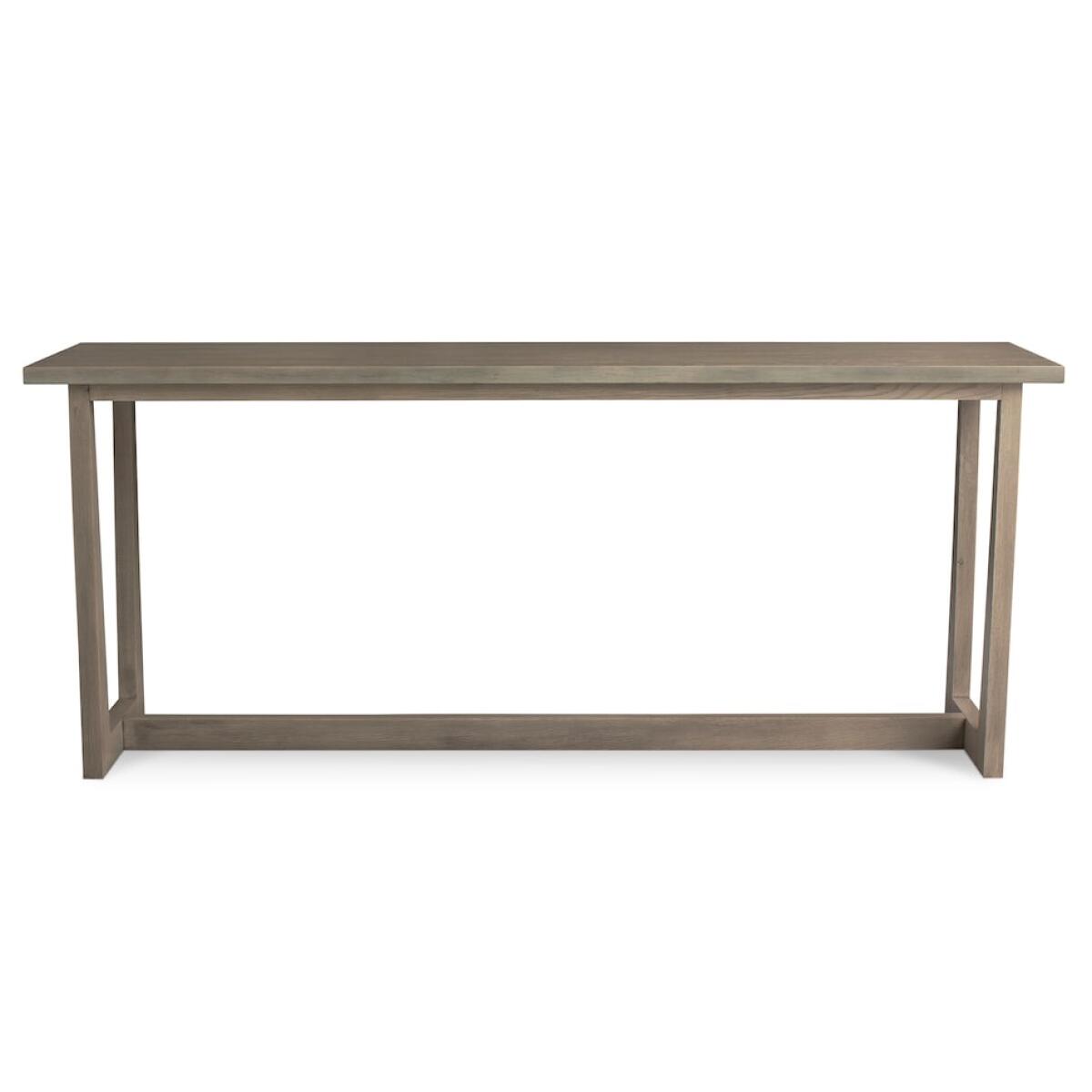 Liam Oak Console Table Liam Oak Console Table - Image 1