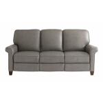 Club Level Dixon Power Motion Sofa in Granite Leather - Image 3