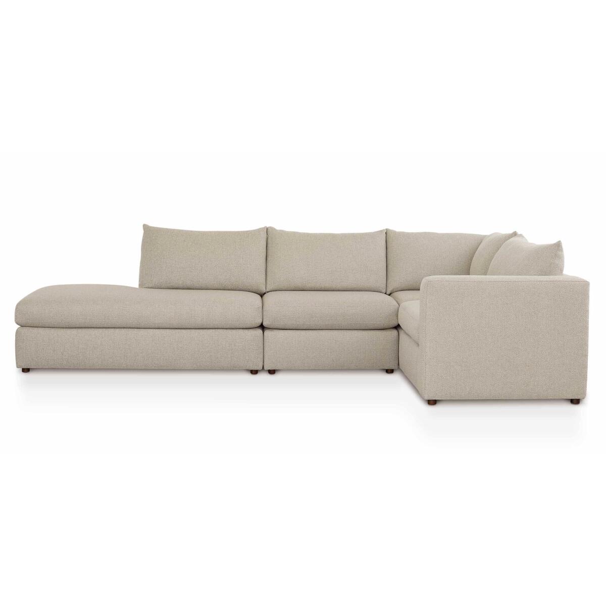 Beckham Wide Arm Sectional Sectionals Bassett Furniture 6