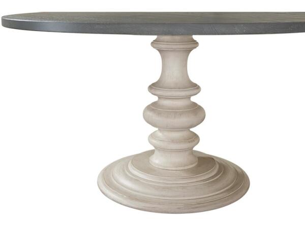 Rowan Turned Wood Base Dining Tables Bassett Furniture