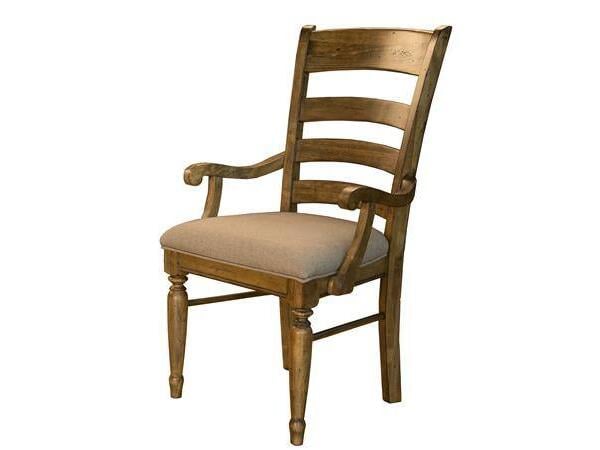 Bennett Upholstered Ladderback Arm Chair Chairs & Benches A-America