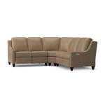 Weldon Leather Sectional Sectionals Bassett Furniture 3