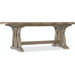 Boheme Colibri 88in Trestle Dining Table w/1-20in Leaf