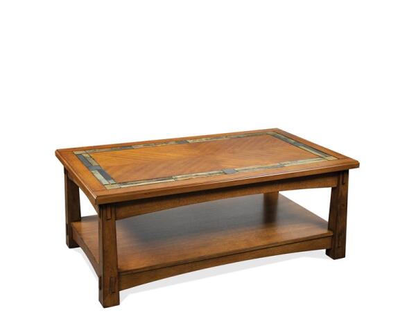 Craftsman Home Coffee Table Cocktail & Coffee Tables Riverside Furniture