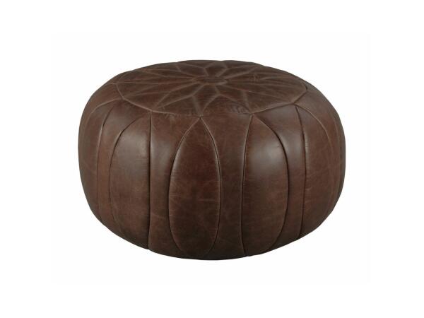 Round Sunburst Pouf Ottomans & Poufs La-Z-Boy