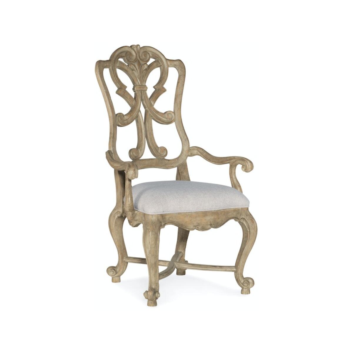 Castella Wood Back Arm Chair Castella Wood Back Arm Chair - Image 1