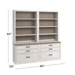 Bella 80" Library Bookcase - Image 4