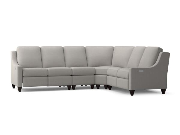 Benchmade Motion Reclining Leather L Sectional M000-LSECT4L Sectionals Bassett Furniture 7