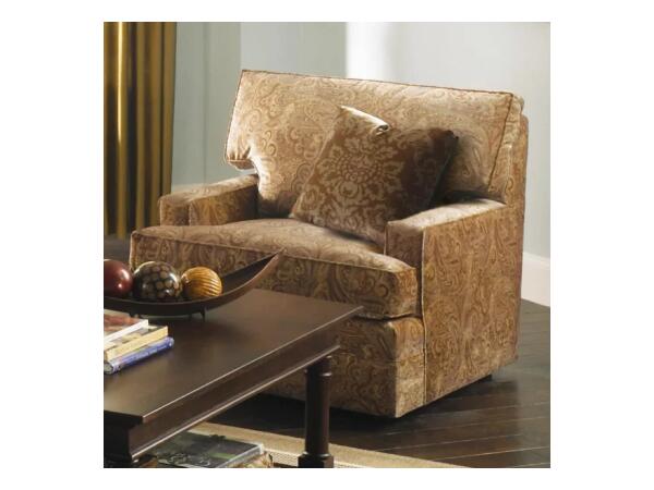 Custom Upholstered Chair with Track Arms Chairs Customizable