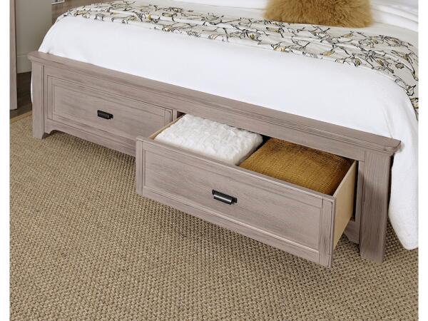 Bungalow Home Upholstered Bed Twin Dover Grey Two Tone Beds Vaughan Bassett 6