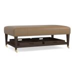 Kara 51" Leather Ottoman with Trays 1510-5030L