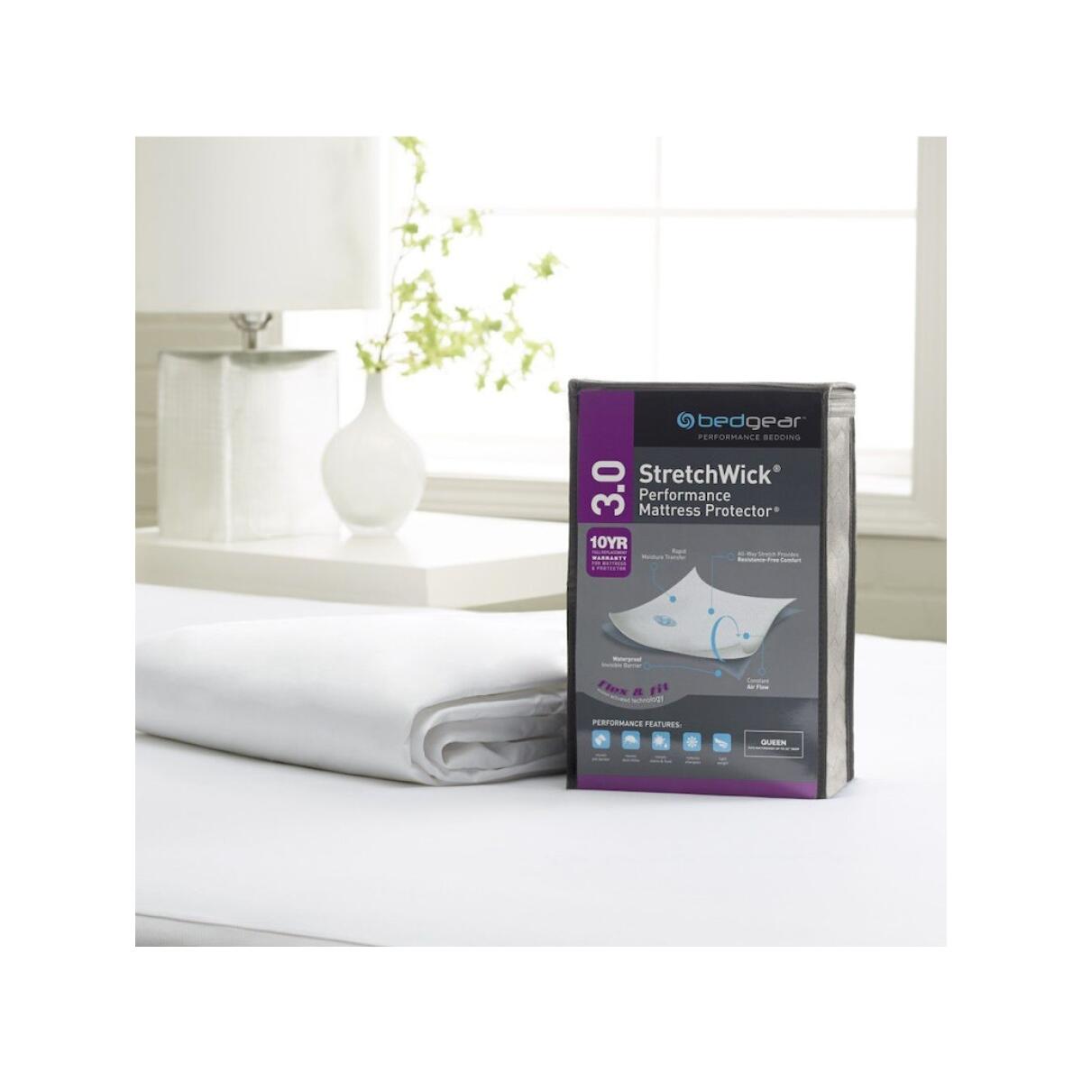 3.0 Stretchwick Performance Mattress Protector – Twin BGM34AWFT Mattress Protectors Bedgear 3.0 Stretchwick Performance Mattress Protector – Twin BGM34AWFT Mattress Protectors Bedgear