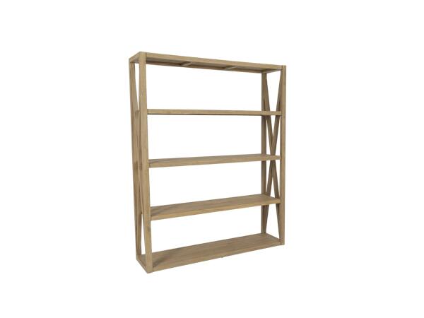 X Bookcase In Coastal Teak Outdoor Tables Sunset West