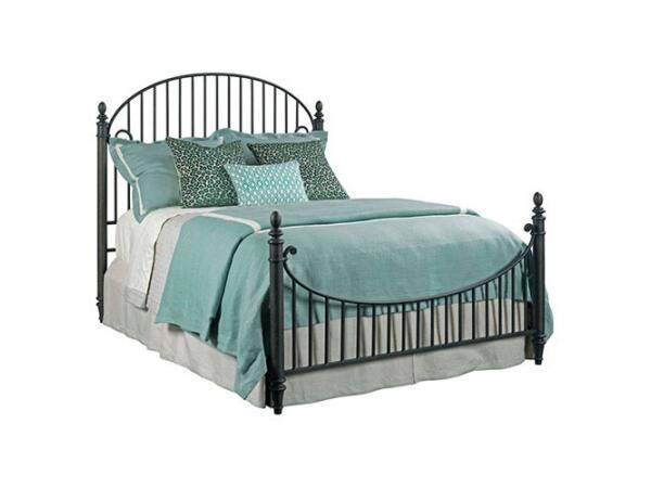 Weatherford King Cornsilk Catlins Metal Bed Beds La-Z-Boy