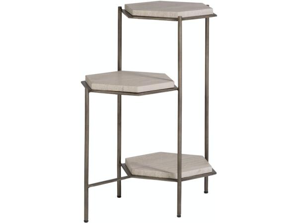 Ergo Tiered Hexagonal End Table End tables Lexington