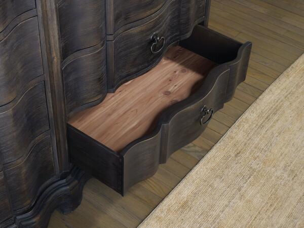 Corsica Dark Eight Drawer Dresser - Image 2