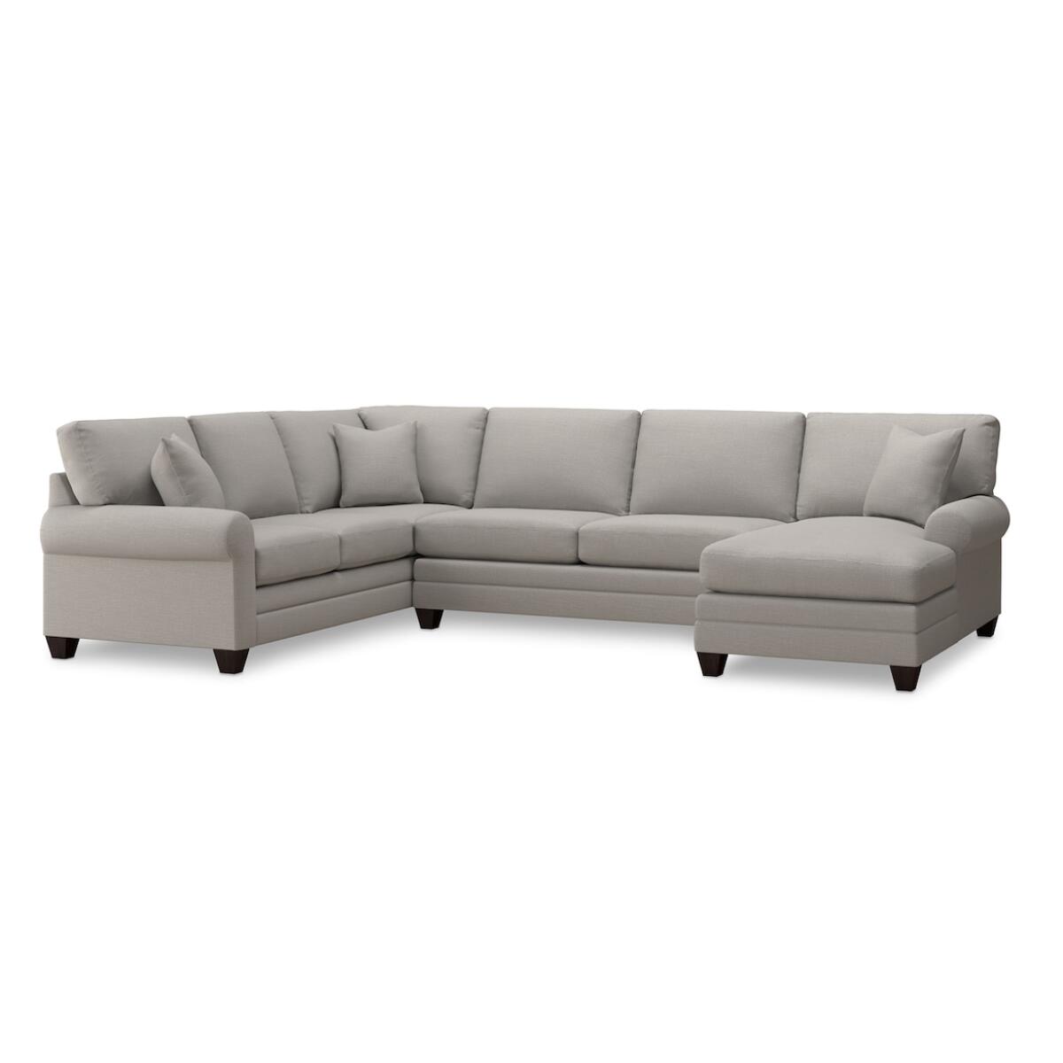 Carolina Sock Arm U-Shaped Sectional Sectionals Bassett Furniture Carolina Sock Arm U-Shaped Sectional Sectionals Bassett Furniture