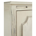 Linen & Beaded Front End Table - Image 3