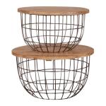 Nesting Caged Accent Tables Cocktail & Coffee Tables Liberty Furniture 10