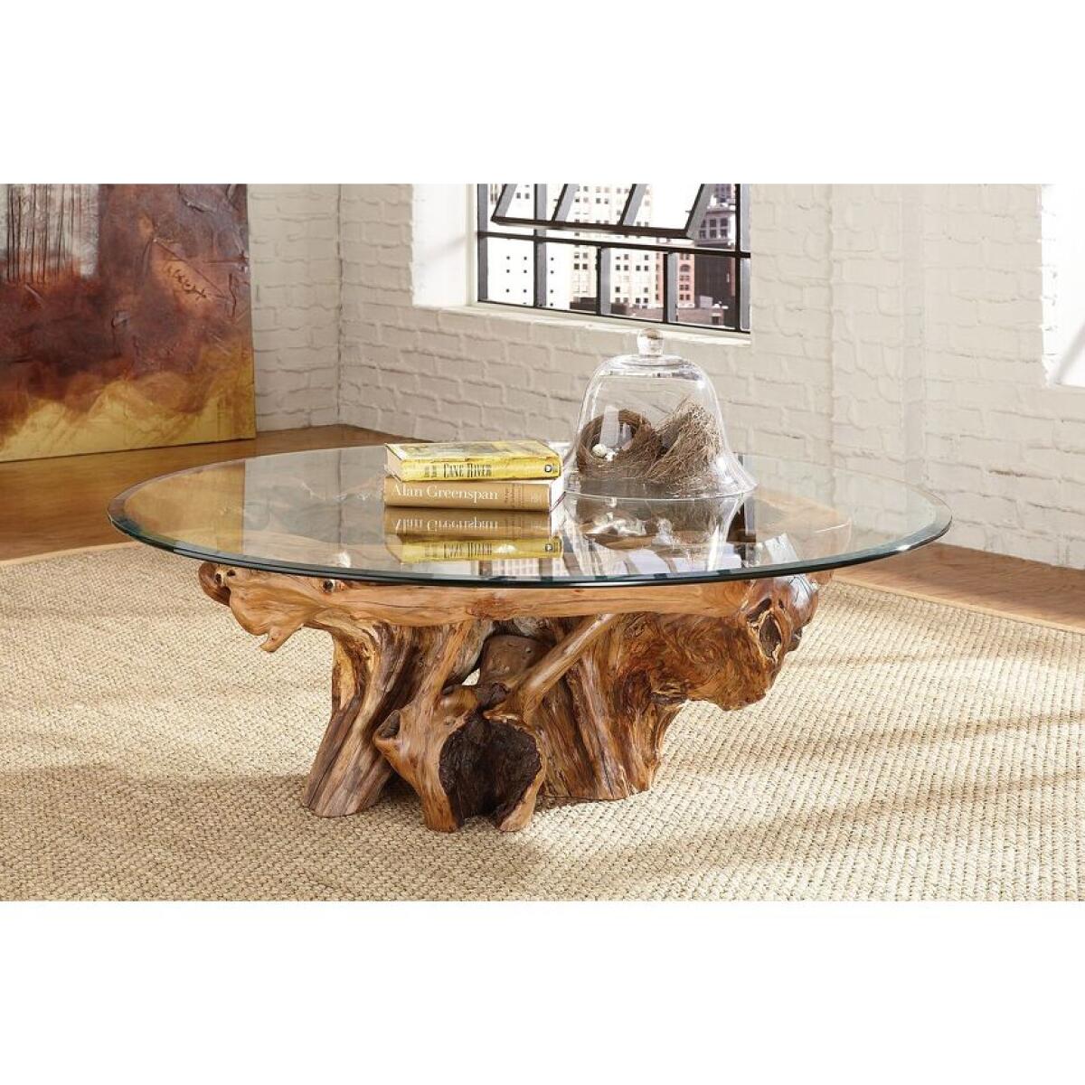 Hidden Treasures Root Ball Cocktail Table Cocktail & Coffee Tables Hammary 6