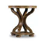 Archivist Round End Table