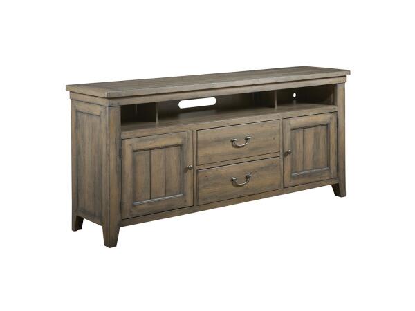 Mill House Huff Entertainment Console Entertainment Stands La-Z-Boy