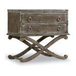 Bedroom Boheme Bastogne Three-Drawer Nightstand Nightstands Brown 15
