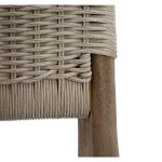 Coastal Teak Cushionless Accent Chair Outdoor Chairs Sunset West 10