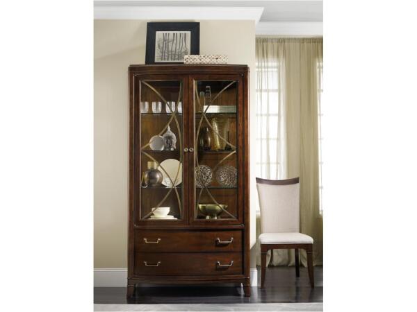 Palisade Display China Dining Storage Hooker Furniture