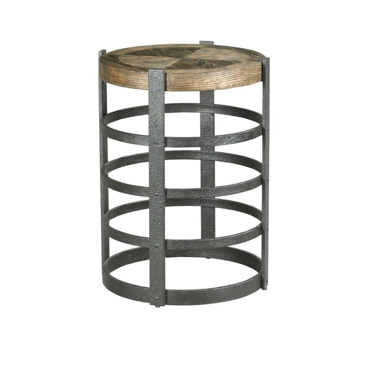 Hidden Treasures Barrel Strap End Table End tables Hammary Hidden Treasures Barrel Strap End Table End tables Hammary