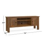 Benchmade Homestead Maple 74″ Credenza Medium Entertainment Stands Bassett Furniture 7