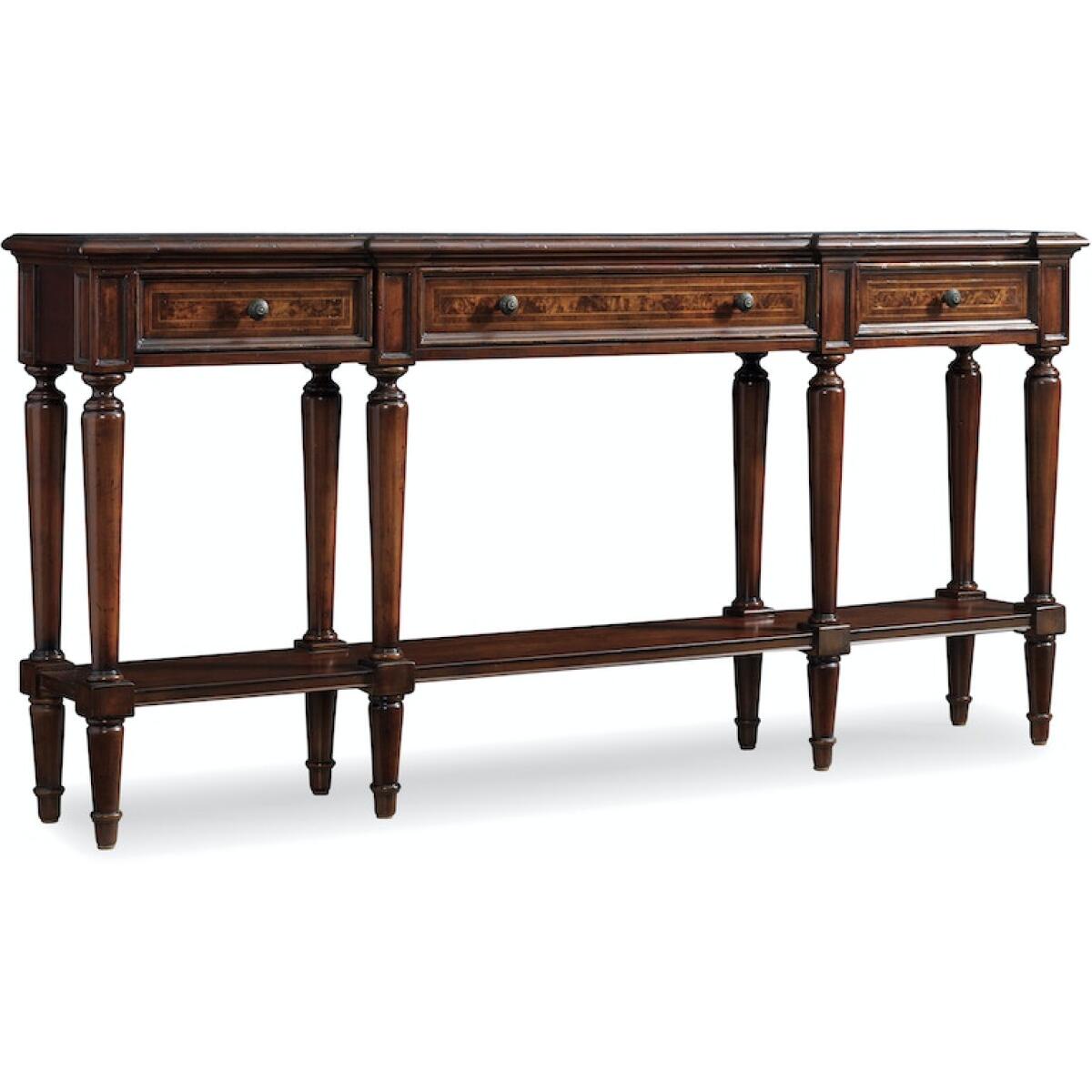 Grandover Three Drawer Console Table Console Tables Hooker Furniture Grandover Three Drawer Console Table Console Tables Hooker Furniture