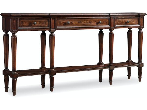 Grandover Three Drawer Console Table Console Tables Hooker Furniture
