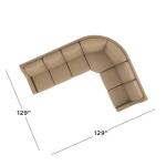 Benchmade Motion Reclining Leather L Sectional - Image 2